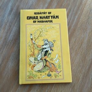 Vintage book rubaiyat of omar khayyam